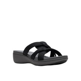 Clarks Breeze Rae Cam Slip-On Sandals 26182100 Black / Gray 9.5M
