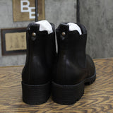 Sugar Women's Kelce Mid Calf Chunky Heel Boots SGR-KELCE Kelce Black / Gold 9M