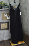 Universal Thread Womens Denim Tailored Corset Midi Dress 91829603 Black 4