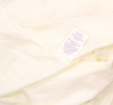 Signature By Robbie Bee Mock Neck Textured Cocktail Shift Dress Cream Offwhite L