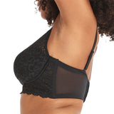 Maidenform Womens Pure Comfort Lace Bralette DM1188 Black 40D