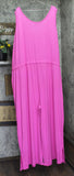 Bumblebella By Jill Martin Wide-Leg Sleeveless Jumpsuit Raspberry Rose Pink 5X