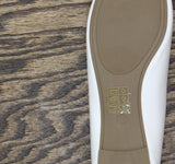 Journee Collection Womens Comfort Kavn Flats KAVN-WD White 7.5W