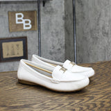 Giani Bernini Womens Dailyn Leather Moccasin Loafers DAILYN White 7M