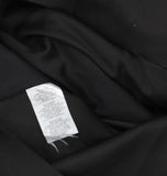 Xscape Womens Short Scuba Collar Side Ruffle Ruched Midi Dress 5636X Black 16