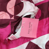 Kate Spade New York Border Silk Square Scarf KS1001930 Kinetic Pink OS