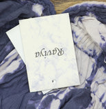 Raviya Tie-Dye Beach Cover Up Dress 76808XTD Navy Tie Dye Blue Multi 2X