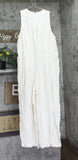 A New Day Womens Modern Gauze Jumpsuit 94191934 Cream Off White XL