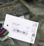 PS Paul Smith Mountain Print Field Jacket with Button Front Green Multi XL