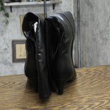 Universal Thread Kendra Kitten Heel Tall Dress Boots with Memory Foam Black 10M