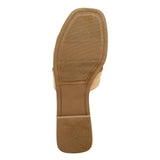 A New Day Womens Nina Raffia H-Band Slide Sandals 92244961 Beige Brown 8M