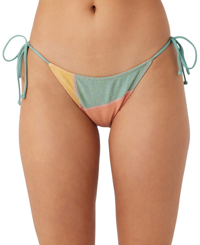 O'Neill Womens Mirage Colorblock Maracas Bikini Bottom SP5474104 Pink Multi XL