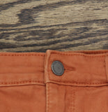 Charter Club Womens Lexington Straight Leg Pants Burnt Orange 10