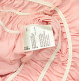 Bar III Smocked Off-the-Shoulder Ruffled Blouse Top 100143301 Cupid Blush Pink M