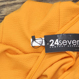 24seven Comfort Apparel Size Ruffle A-line Knee Length Dress Peach Orange 3X