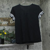 Style & Co. Cotton Embroidered Vacation Top 100122315MS Deep Black S