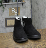 Universal Thread Womens May Faux Suede Booties with Memory Foam Insole Black 8M