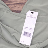 Ny Collection Womens Tie Front Knit Sash Pants PITP0788S Oil Green PL