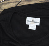 Rare Editions Ribbed Long Sleeve Girls Top H467645 Black 12