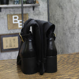 Journee Collection Womens Buckle Knee High Gaibree Boots Black 8.5M