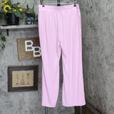 Gap Womens Ribbed Drawstring Pajama Pants G1129XPTMA Lilac Purple L
