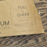 Ienjoy Home Premium Ultra Soft Duvet 3-Piece Cover Set Light Gray Full / Queen