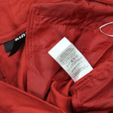 DKNY Womens Solid Straight-Leg Side Pocket Pants UE4PA340 Sangria Red 14