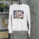 Sex and the City Women's HBO Long Sleeve Graphic T-Shirt LS8SB4HBO Light Pink S