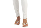 INC International Concepts Mid-Rise Denim Ripped Distressed Skinny Jeans White 8