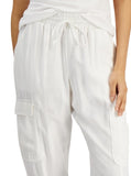 INC International Concepts Waistband Drawstring Utility Jogger Pants White XL