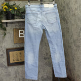 DL1961 Mens Russell Slim Straight Fit Denim Jeans Lt. Fjord Blue 34