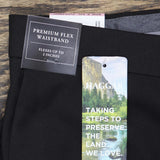 Haggar Comfort Straight-Fit 4-Way Stretch Wrinkle-Free Flat-Front Dress Pants