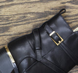 Calvin Klein Womens Jasen Buckle Boots KCJASEN Black 6M