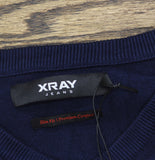 XRAY V-Neck Sweater Basic Slim Fit Pullover X RAY Navy Blue XL