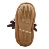 Wondershop Kids Boys Girls Holiday Light up Reindeer Slippers Brown L (4-5)
