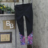 Under Armour Baselayer UA ColdGear French Terry Cozy Leggings Black Multi L