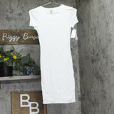 Bar III Womens Knit Bodycon Mini Dress 100151162 White XS