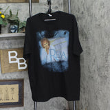 Alstyle Mens Vintage Reba McEntire 2007 Concert Band Tee Black XL