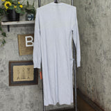 State Of Day Womens Long Knit Layering Robe 100180152MS Gray Heather S