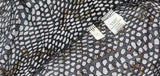 Emily Daniels 3/4 Sleeve Shimmer Hardware Neck Top Black Multi 1X