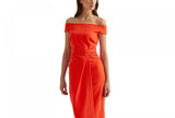 Lauren Ralph Lauren Womens Crepe Off-the-Shoulder Dress 253863510007