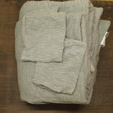 Oake Ripple Matelasse Textured 3-Piece Comforter Set Green Full / Queen