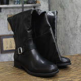 Sun + Stone Womens Anyaa Over the Knee Dress Boots 10017856500 Black Smooth 7M