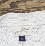 Universal Thread Womens Button-Front Sweater Vest 94429990 Light Gray XXL