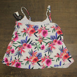 Island Escape Womens Capetown Underwire Tankini Swim Top N760558 White Multi 14