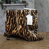 A New Day Womens Tigris Boots Block Heel Bootie 94568633 Brown Multi 11M