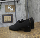 Easy Spirit Womens Denisa Slip On Block Heels SEDENISA2 Black 6M