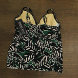 Miraclesuit Women's Underwire Adjustable Tankini Swim Top Palma Black / Multi 16