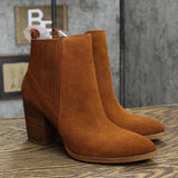 Aqua College Women's Remi Waterproof Booties B6585 Camel Brown 8M