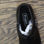 Propet Women's Leather Ankle Boots WFX175L Black 8W
